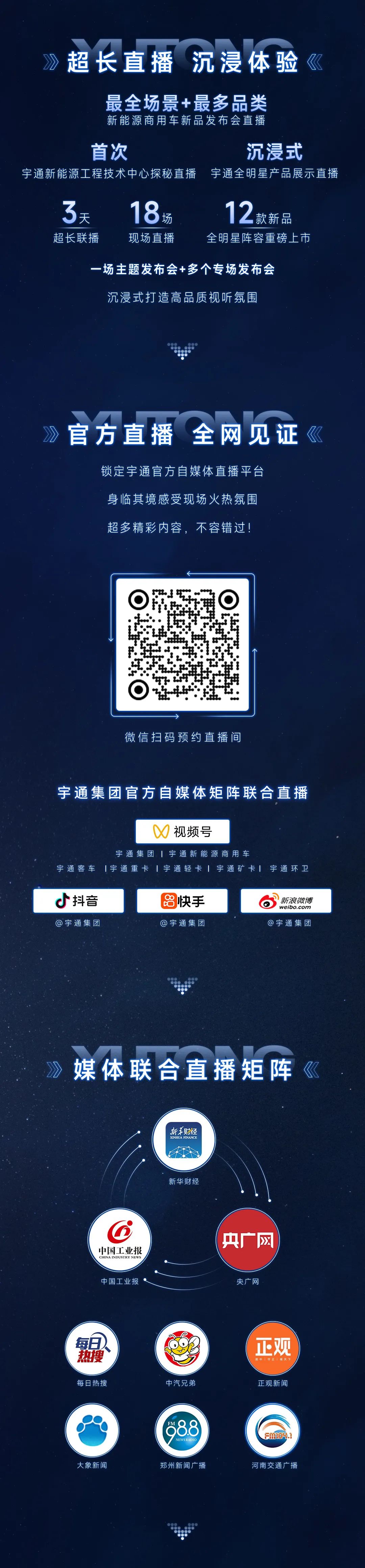 三天聯(lián)播！大咖云集！宇通全系新品上新，3月28日見！